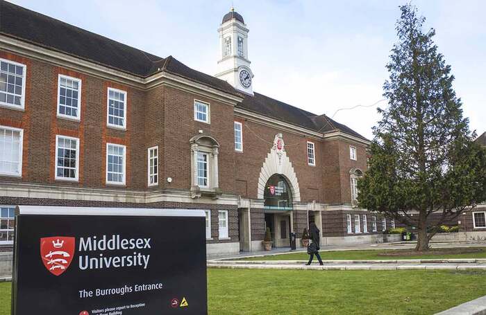 Middlesex University, north-west London. Photo: Shutterstock