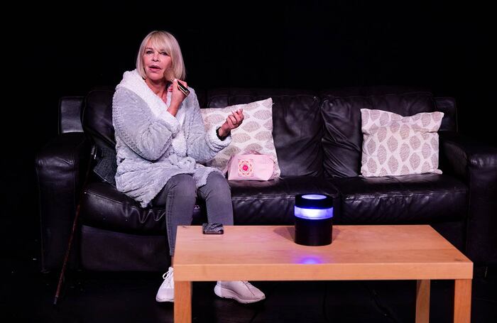 Leslie Ash in Artificially Yours at Riverside Studios, London. Photo: Andrew Fosker Leslie Ash in Artificially Yours at Riverside Studios, London. Photo: Andrew Fosker