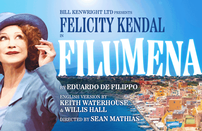 Felicity Kendal as Filumena in the artwork for Sean Mathias' new production for Theatre Royal Windsor