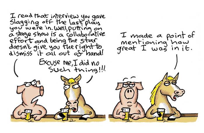 Hamlet, April 10, 2024, by Harry Venning