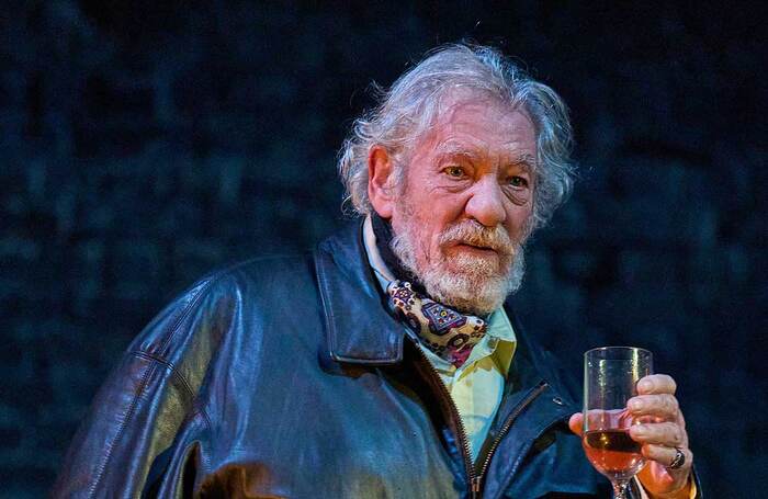 Ian McKellen in Player Kings. Credit Manuel Harlan