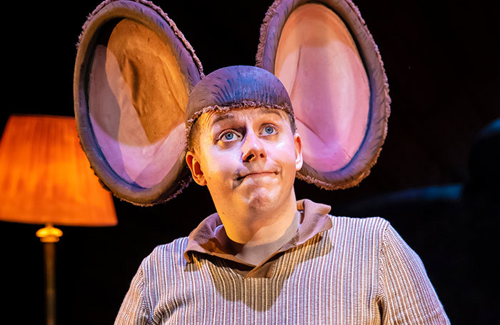 James Keningale in The Lion Inside at the Rose Theatre, Kingston upon Thames. Photo: Pamela Raith