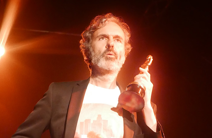 Nick Cohen in Life with Oscar at the Arcola Theatre, London. Photo: E Castagno