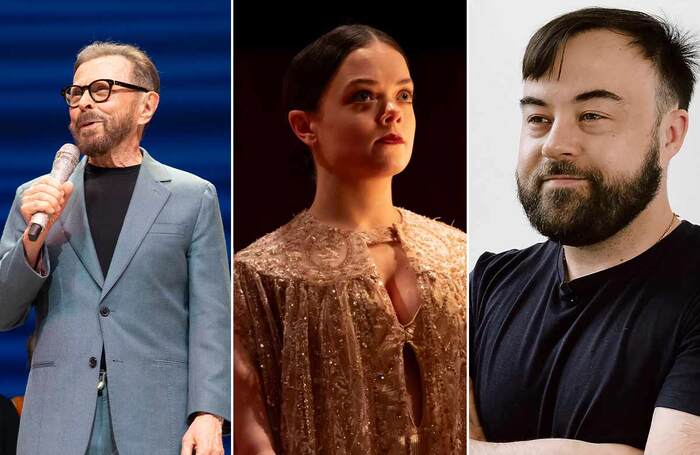 Bj&ouml;rn Ulvaeus, Francesca Mills, Luke Barnes. Photos: Piers Allardyce/Marc Brenner