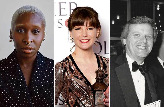 Cynthia Erivo, Rebecca Frecknall and Michael Grade