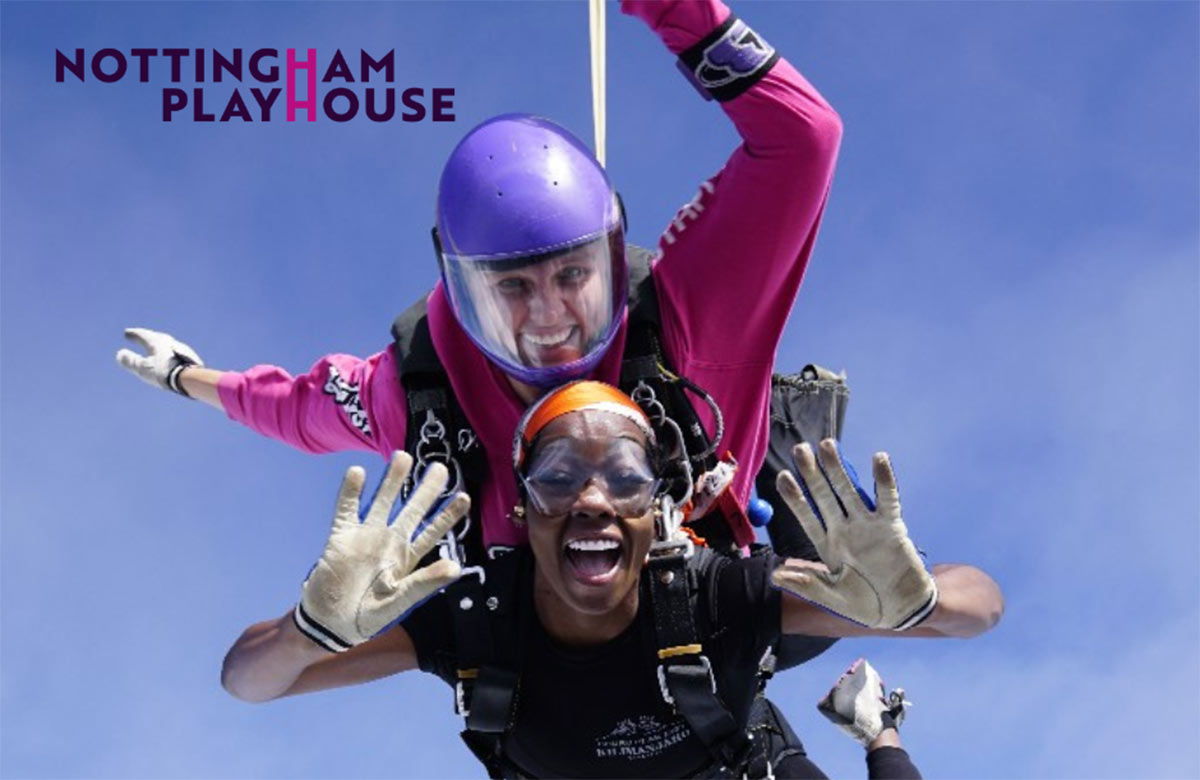 Some 38 members of the Nottingham Playhouse community will take to the air on May 24 in hope of raising £15,000 Some 38 members of the Nottingham Playhouse community will take to the air on May 24 in hope of raising £15,000