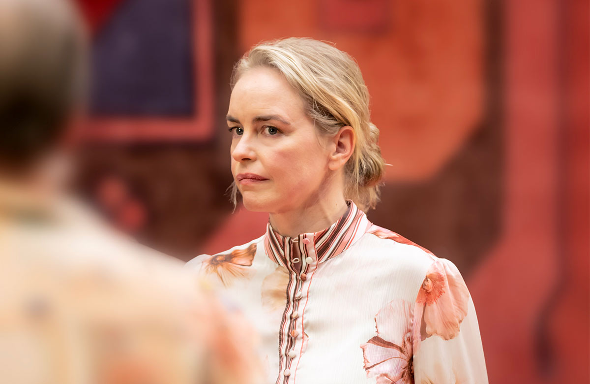 Nina Hoss in The Cherry Orchard at the Donmar Warehouse, London. Photo: Johan Persson Nina Hoss in The Cherry Orchard at the Donmar Warehouse, London. Photo: Johan Persson