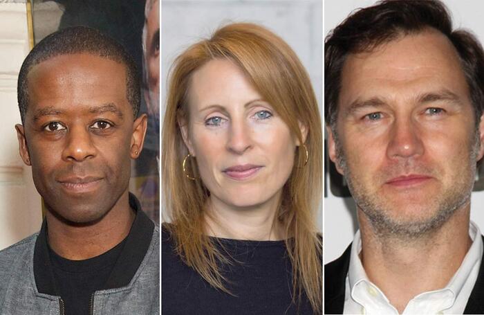 Adrian Lester, Kate Varah and David Morrissey. Photos: Piers Allardyce/Cameron Slater/Helga Esteb