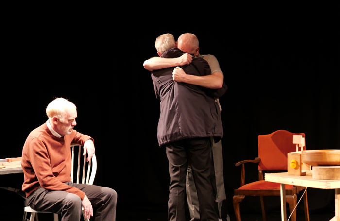 The cast of The Collie's Shed at Festival Theatre Studio, Edinburgh