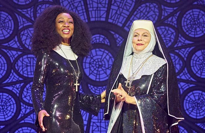 Beverley Knight and Jennifer Saunders in Sister Act: Knight's performance lifts the show. Photo: Manuel Harlan