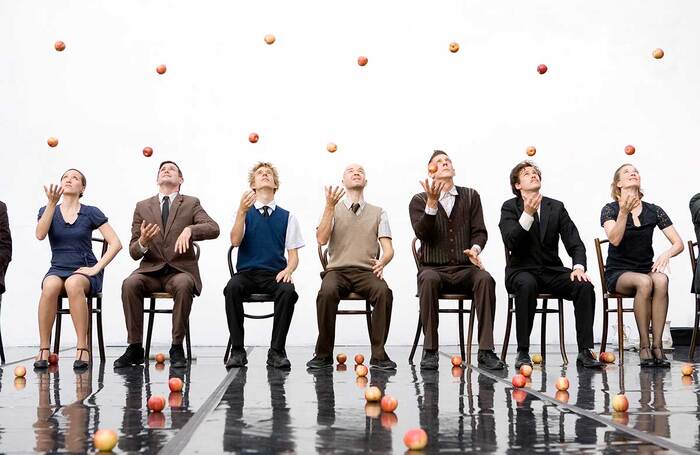 Gandini Juggling&rsquo;s seminal show Smashed. Photo: Ludovic des Cognets