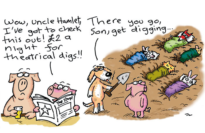 Hamlet by Harry Venning