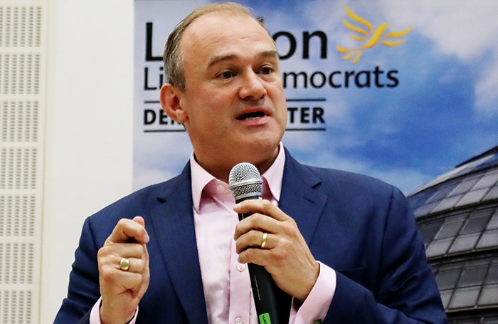 Liberal Democrat leader Ed Davey. Photo: Shutterstock