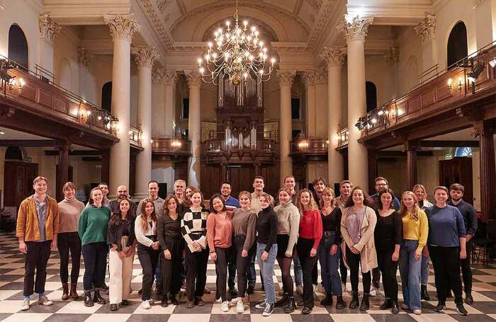 A group of musicians inside St John's Smith Square venue. Photo: St John's Smith Square
