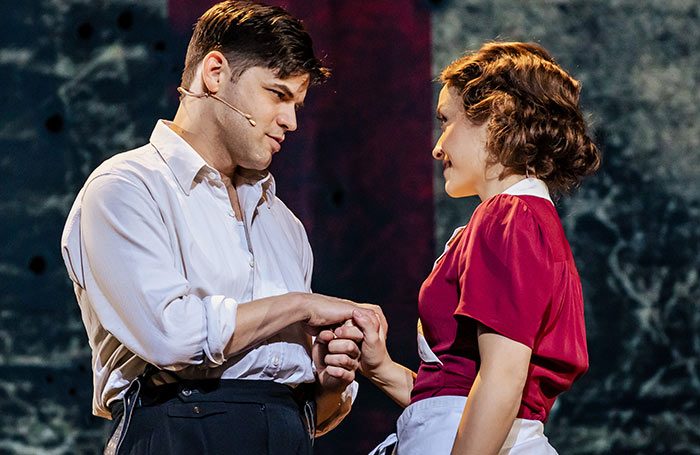 Jeremy Jordan and Frances Mayli McCann in Bonnie and Clyde. Photo: The Other Richard