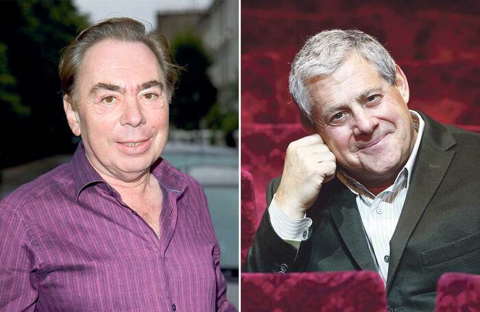 Andrew Lloyd Webber and Cameron Mackintosh. Photos: Antony Jones/Tolga Akmen Andrew Lloyd Webber and Cameron Mackintosh. Photos: Antony Jones/Tolga Akmen