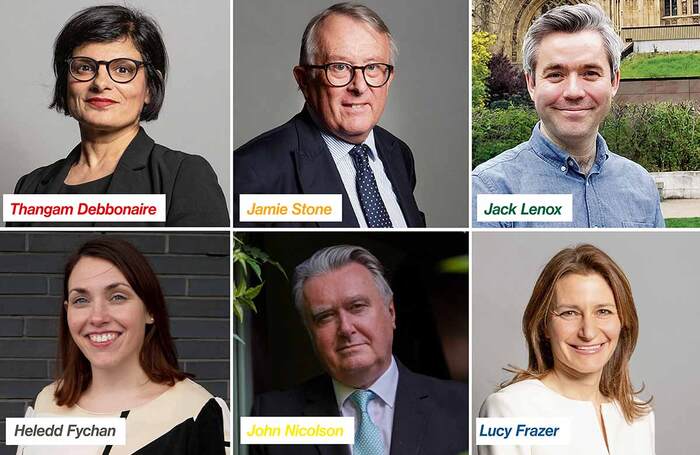 Clockwise from top left: Thangam Debbonaire (Lab), Jamie Stone (Lib Dem), Jack Lenox (Green), Lucy Frazer (Con), John Nicolson (SNP) and Heledd Fychan (Plaid Cymru). Photos: Richard Townshend/David Woolwall Clockwise from top left: Thangam Debbonaire (Lab), Jamie Stone (Lib Dem), Jack Lenox (Green), Lucy Frazer (Con), John Nicolson (SNP) and Heledd Fychan (Plaid Cymru). Photos: Richard Townshend/David Woolwall