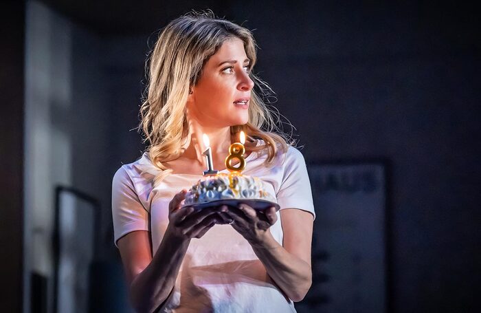 Caissie Levy in Next to Normal at Wyndham’s Theatre, London. Photo: Marc Brenner