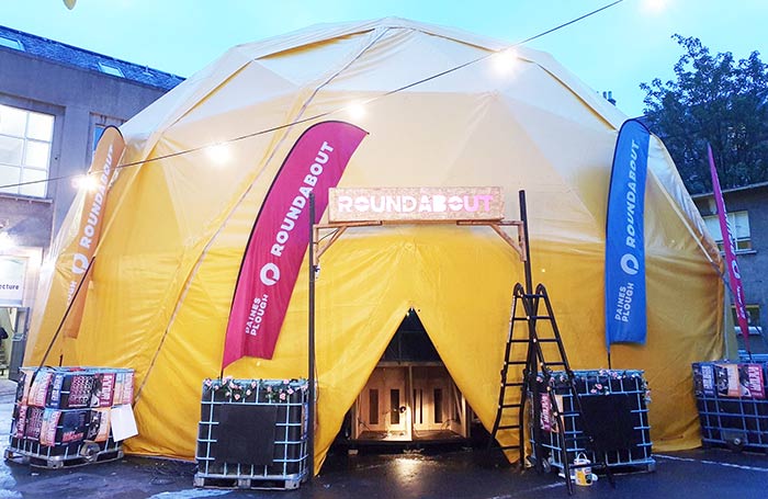 Paines Plough’s pop-up Roundabout theatre