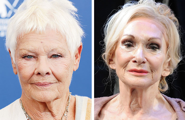 Judi Dench and Siân Phillips. Photos: Shutterstock