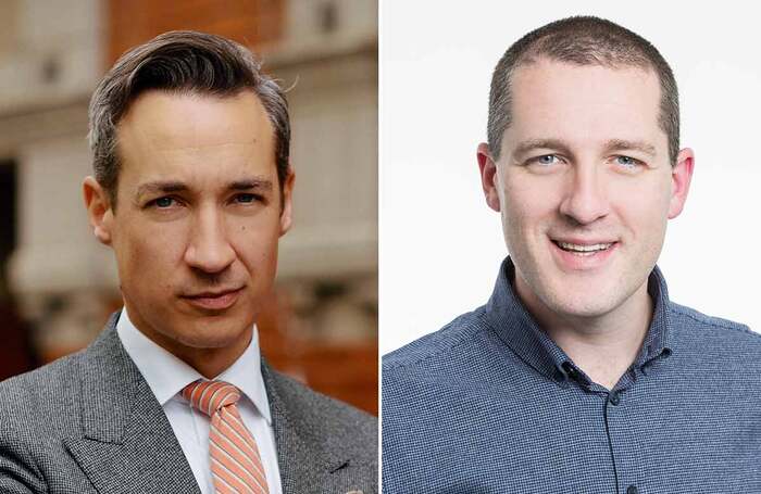 Equity general secretary Paul W Fleming and Spotlight managing director Matt Hood. Photo: Phil Adams