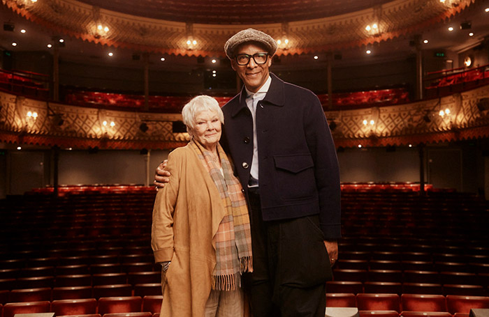 Judi Dench and Jay Blades. Photo: Tom Barnes