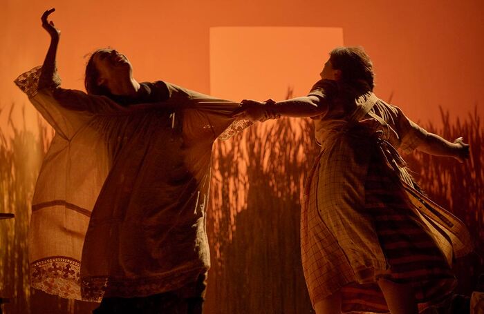 Zara Devlin and Nicky Harley in Dancing at Lughnasa at Gate Theatre, Dublin. Photo: Ros Kavanagh Zara Devlin and Nicky Harley in Dancing at Lughnasa at Gate Theatre, Dublin. Photo: Ros Kavanagh