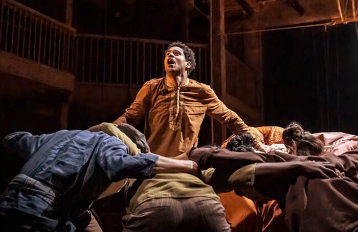 Alfred Enoch in Pericles at the Swan Theatre, Stratford-upon-Avon. Photo: Johan Persson