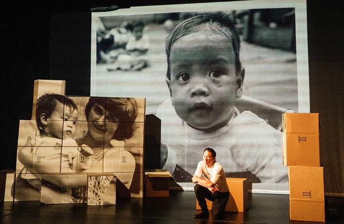 Barton Williams in Precious Cargo at Summerhall, Edinburgh. Photo: Ralph Tonge