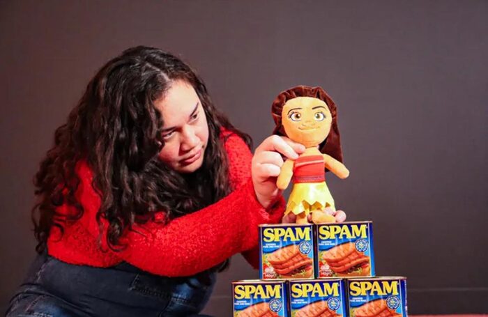 Sierra Sevilla in For the Love of Spam at Pleasance Courtyard, Edinburgh. Photo: Barbara Dudek