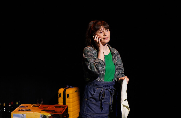 Bettina Paris in Sisyphean Quick Fix at Pleasance Courtyard, Edinburgh. Photo: Emma Micallef