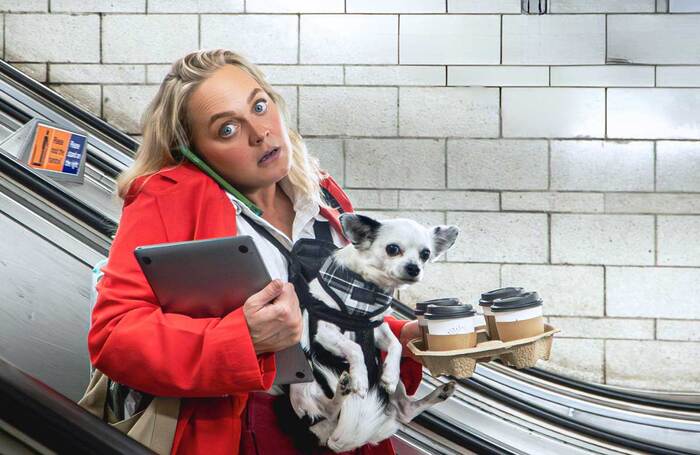 Libby Rodliffe in Jobsworth at Pleasance Courtyard, Edinburgh. Photo: Chris Sherwood