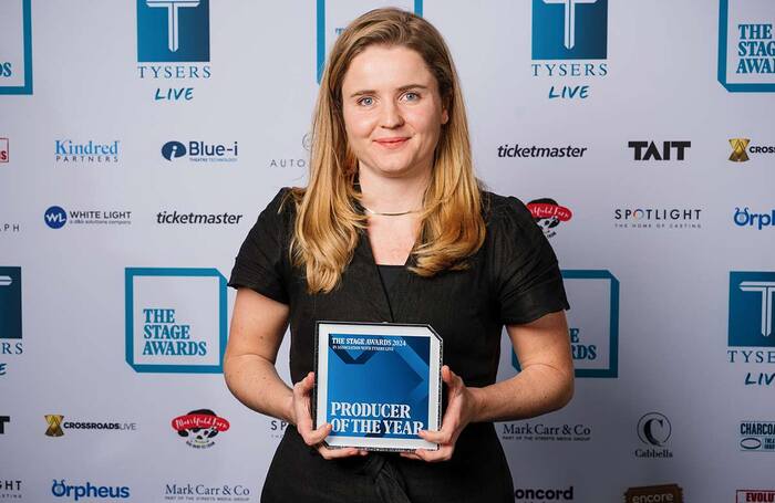 Ellie Keel was named Producer of the Year at The Stage Awards 2024. Photo: Alex Brenner Ellie Keel was named Producer of the Year at The Stage Awards 2024. Photo: Alex Brenner