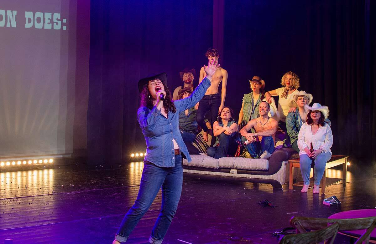 The cast of Common Is As Common Does: A Memoir, which ran at ZOO Southside in 2024