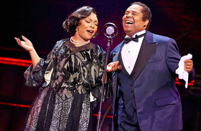 Jennie Harney-Fleming and James Monroe Iglehart in A Wonderful World. Photo: Jeremy Daniel