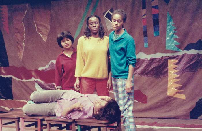 Chiaroscuro by Jackie Kay/Theatre of Black Women (1986), one of the photos in the Radical Rediscovery: Feminist Theatre in Britain 1969-1992 exhibition. Photo: Helena Roden