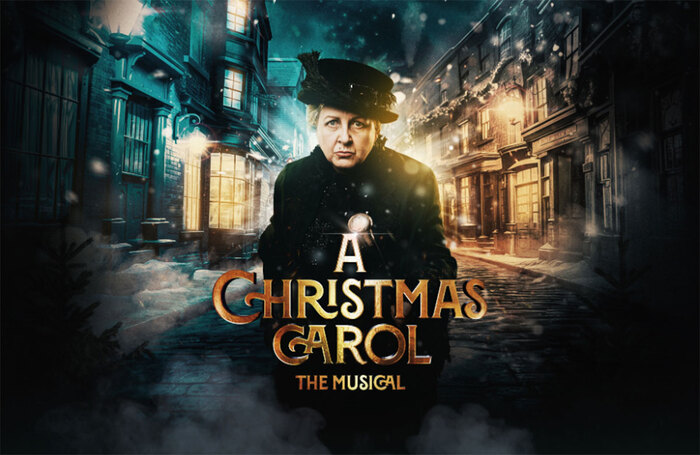 Claire Moore as Scrooge in Hope Mill Theatre's A Christmas Carol the Musical