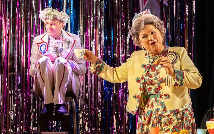 Glen Cunningham and Susan Bullock in Albert Herring at the Corn Exchange, Haddington, East Lothian. Photo: Sally Jubb