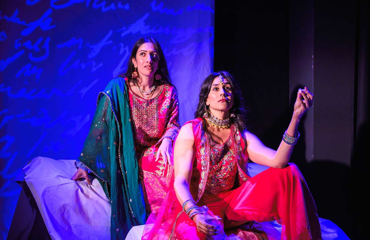 Saher Shah and Ambika Sharma in Vitamin D at Soho Theatre, London. Photo: Charles Flint