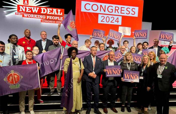 Trade union support for WNO at September 10, 2024, TUC Congress Trade union support for WNO at September 10, 2024, TUC Congress