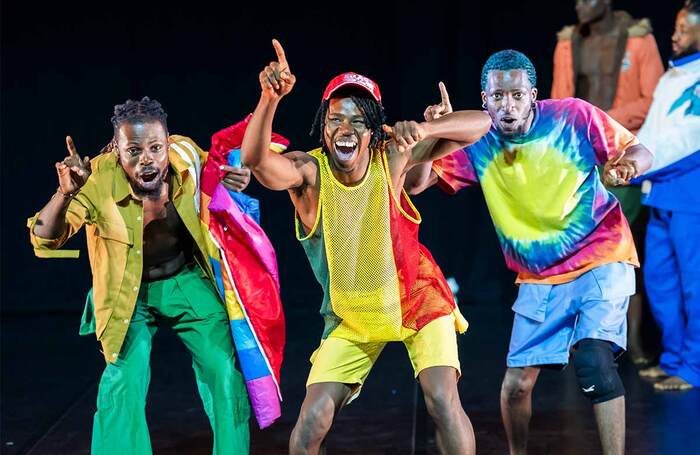 The cast of The QDance Company: ReINCARNATION at the Queen Elizabeth Hall, Southbank Centre, London. Photo: Tristram Kenton