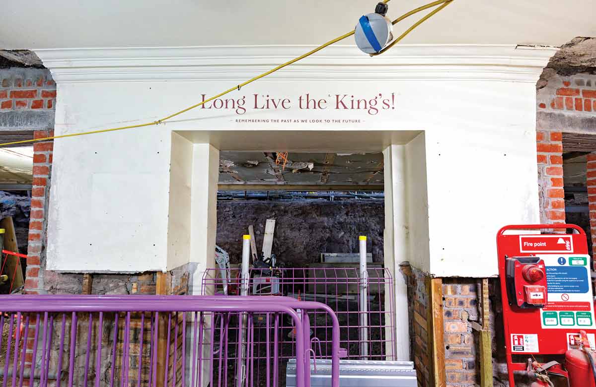 The redevelopment of Edinburgh&rsquo;s King&rsquo;s Theatre continues. Photo: Anneleen Lindsay