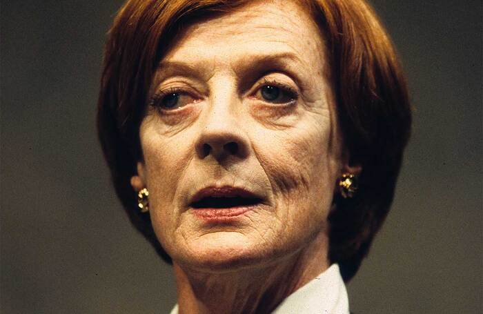 Maggie Smith in Talking Heads at the Minerva Theatre, Chichester (1996). Photo: Tristram Kenton