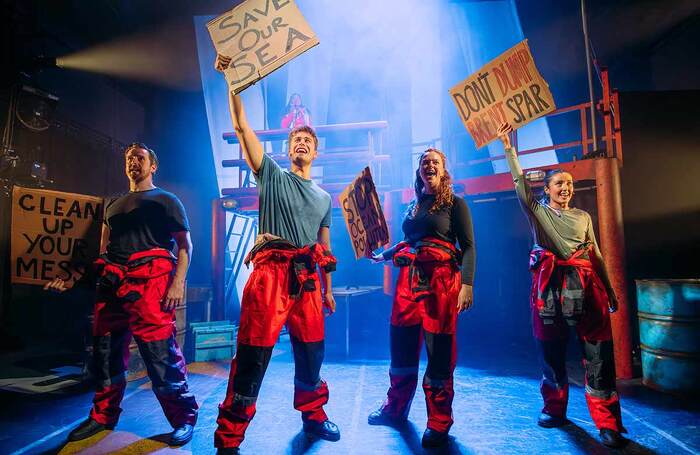 To Save the Sea at Tron Theatre, Glasgow. Photo: Mihaela Bodlovic To Save the Sea at Tron Theatre, Glasgow. Photo: Mihaela Bodlovic