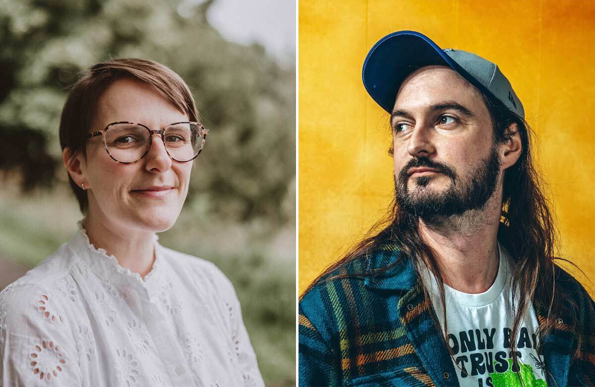 Zoe Cooper and Stewart Pringle, writers in residence at the Royal Shakespeare Company. Photo: RSC Zoe Cooper and Stewart Pringle, writers in residence at the Royal Shakespeare Company. Photo: RSC