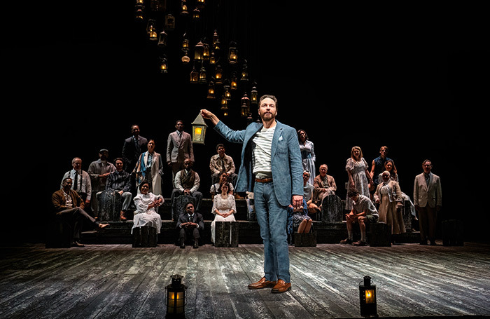 Jim Parsons and the cast of Our Town at Ethel Barrymore Theatre, New York. Photo: Daniel Rader