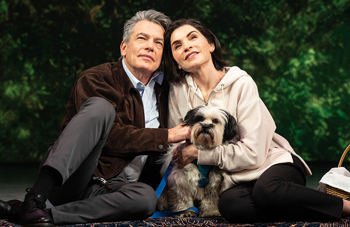 Peter Gallagher and Julianna Margulies in Left on Tenth at the James Earl Jones Theatre, New York