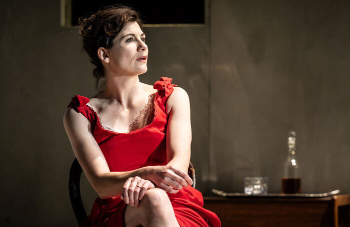 Jodie Whittaker in The Duchess (of Malfi) at Trafalgar Theatre, London. Photo: Marc Brenner