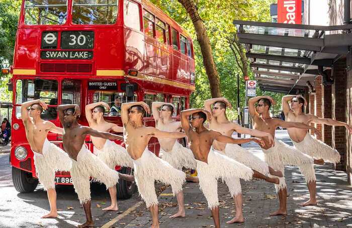 Members of the cast for Matthew Bourne’s 30th anniversary production of Swan Lake. Photo: Craig Sugden