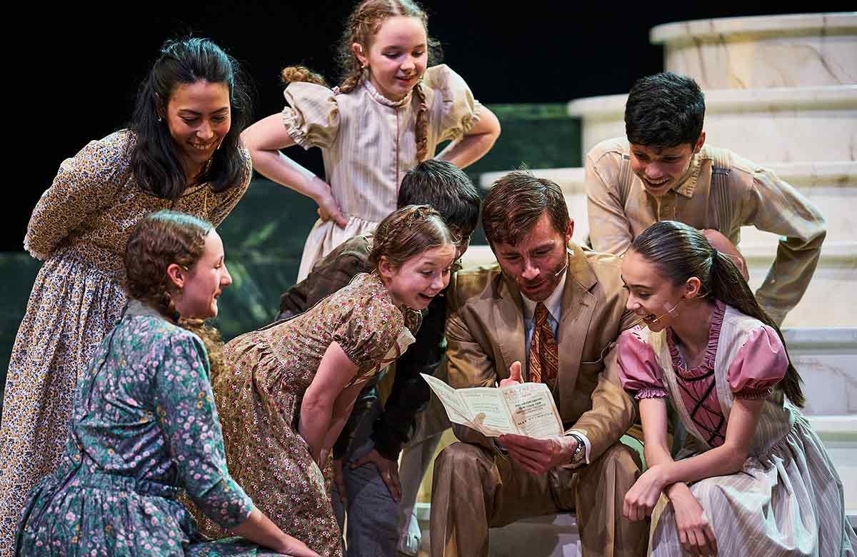 The cast of The Sound of Music at Pitlochry Festival Theatre, Pitlochry, Scotland. Photo: Fraser Band